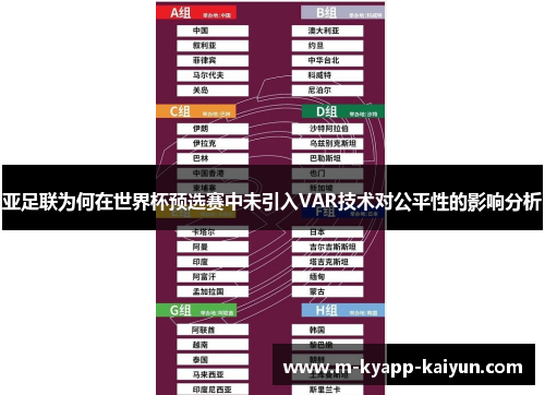 亚足联为何在世界杯预选赛中未引入VAR技术对公平性的影响分析